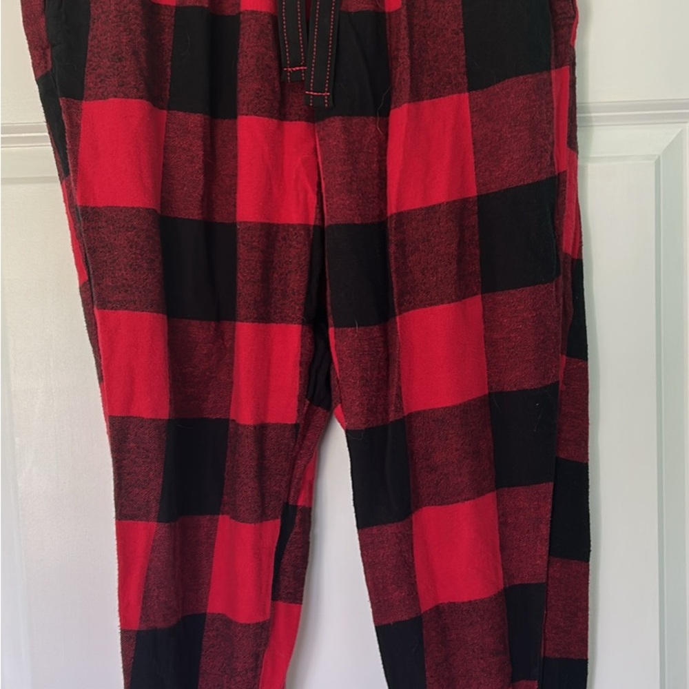 Old Navy Red and Black Plaid Garment